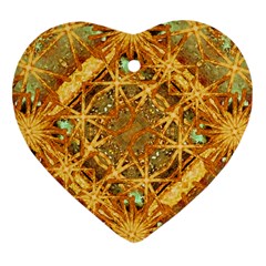 Digital Abstract Geometric Collage Ornament (Heart) 