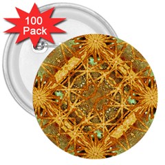 Digital Abstract Geometric Collage 3  Buttons (100 pack) 