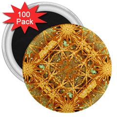 Digital Abstract Geometric Collage 3  Magnets (100 pack)