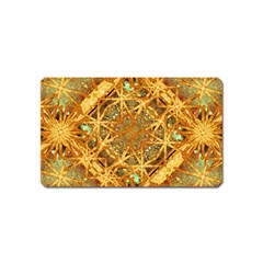 Digital Abstract Geometric Collage Magnet (Name Card)