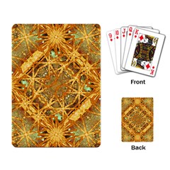 Digital Abstract Geometric Collage Playing Card