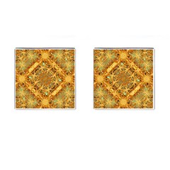 Digital Abstract Geometric Collage Cufflinks (Square)