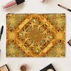 Digital Abstract Geometric Collage Cosmetic Bag (XL)