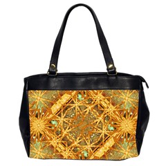 Digital Abstract Geometric Collage Office Handbags (2 Sides) 