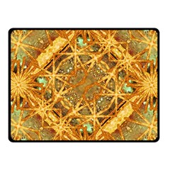 Digital Abstract Geometric Collage Fleece Blanket (small)