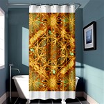 Digital Abstract Geometric Collage Shower Curtain 36  x 72  (Stall)  Curtain(36 X72 ) - 33.26 x66.24  Curtain(36 X72 )