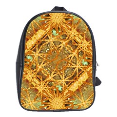 Digital Abstract Geometric Collage School Bags (XL) 