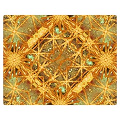 Digital Abstract Geometric Collage Double Sided Flano Blanket (Medium) 