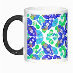 Stylized Floral Check Seamless Pattern Morph Mugs by dflcprints