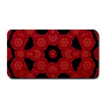 Stylized Floral Check Medium Bar Mats 16 x8.5  Bar Mat