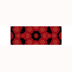 Stylized Floral Check Large Bar Mats