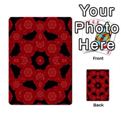 Stylized Floral Check Multi-purpose Cards (rectangle)  by dflcprints