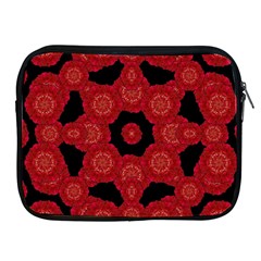 Stylized Floral Check Apple Ipad 2/3/4 Zipper Cases by dflcprints