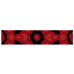 Stylized Floral Check Flano Scarf (small)  by dflcprints