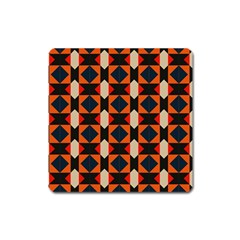 Rhombus And Stripes      			magnet (square) by LalyLauraFLM