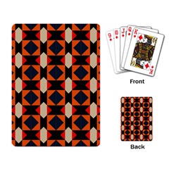 Rhombus And Stripes      			playing Cards Single Design by LalyLauraFLM