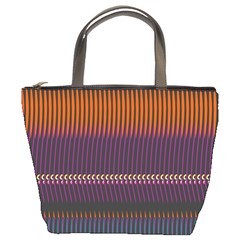 Curvy Stripes       	bucket Bag by LalyLauraFLM