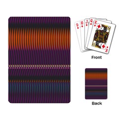 Curvy Stripes       			playing Cards Single Design by LalyLauraFLM