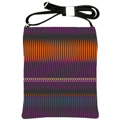 Curvy Stripes       			shoulder Sling Bag by LalyLauraFLM