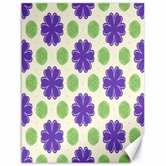 Purple Flowers Pattern        			canvas 18  X 24 