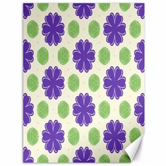 Purple Flowers Pattern        			canvas 36  X 48  by LalyLauraFLM