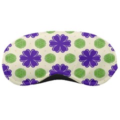 Purple Flowers Pattern        			sleeping Mask by LalyLauraFLM