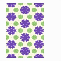 Purple Flowers Pattern        Small Garden Flag