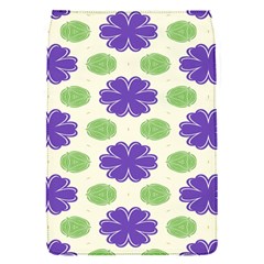 Purple Flowers Pattern        			removable Flap Cover (s) by LalyLauraFLM