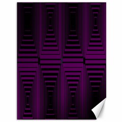 Purple Black Rectangles         			canvas 36  X 48  by LalyLauraFLM