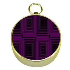 Purple Black Rectangles         			gold Compass