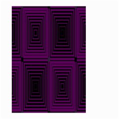 Purple Black Rectangles         Small Garden Flag