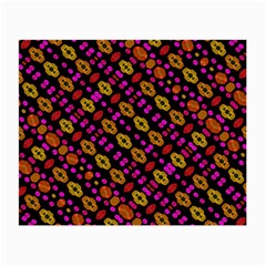 Stylized Floral Stripes Collage Pattern Small Glasses Cloth by dflcprints