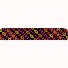 Stylized Floral Stripes Collage Pattern Small Bar Mats