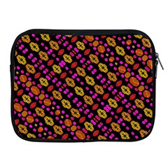 Stylized Floral Stripes Collage Pattern Apple Ipad 2/3/4 Zipper Cases by dflcprints