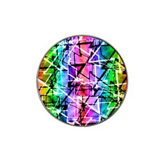 Multicolor Geometric Grunge Hat Clip Ball Marker by dflcprints