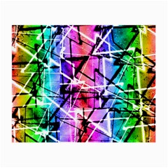 Multicolor Geometric Grunge Small Glasses Cloth by dflcprints