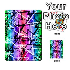 Multicolor Geometric Grunge Multi-purpose Cards (rectangle) 