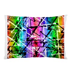 Multicolor Geometric Grunge Pillow Case (two Sides)