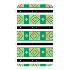 Green rhombus and stripes           			Memory Card Reader (Rectangular)