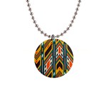 Distorted shapes in retro colors   			1  Button Necklace Front