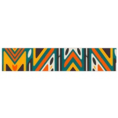 Distorted shapes in retro colors   Flano Scarf