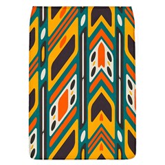 Distorted shapes in retro colors   			Removable Flap Cover (L)