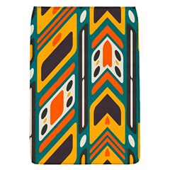 Distorted shapes in retro colors   			Removable Flap Cover (S)