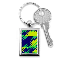 3 Colors Shapes    			key Chain (rectangle) by LalyLauraFLM