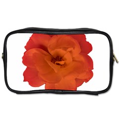 Red Rose Photo Toiletries Bags 2-side by dflcprints