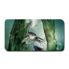 Awesome Seadraon In A Fantasy World With Bubbles Medium Bar Mats by FantasyWorld7