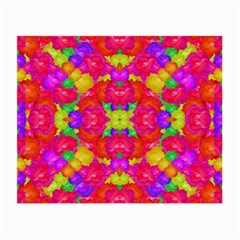 Multicolor Floral Check Small Glasses Cloth by dflcprints