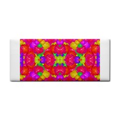 Multicolor Floral Check Hand Towel