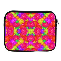 Multicolor Floral Check Apple Ipad 2/3/4 Zipper Cases by dflcprints