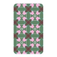 Pink brown flowers pattern     			Memory Card Reader (Rectangular)